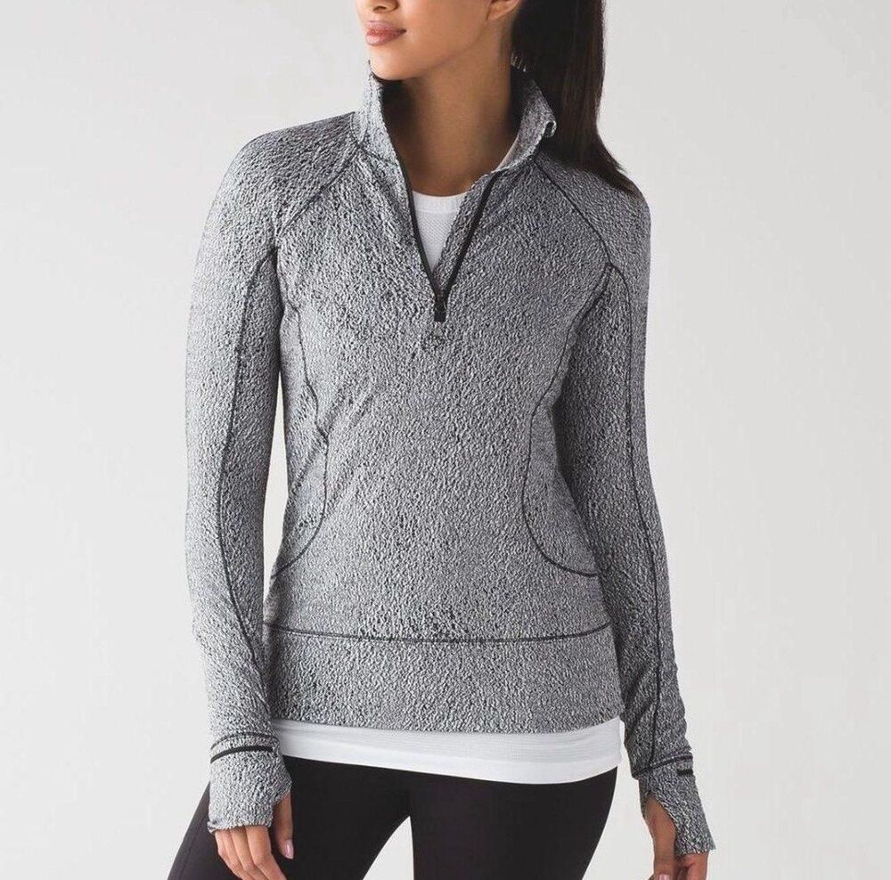 Lululemon Rush Hour 1/2 Zip Size 6